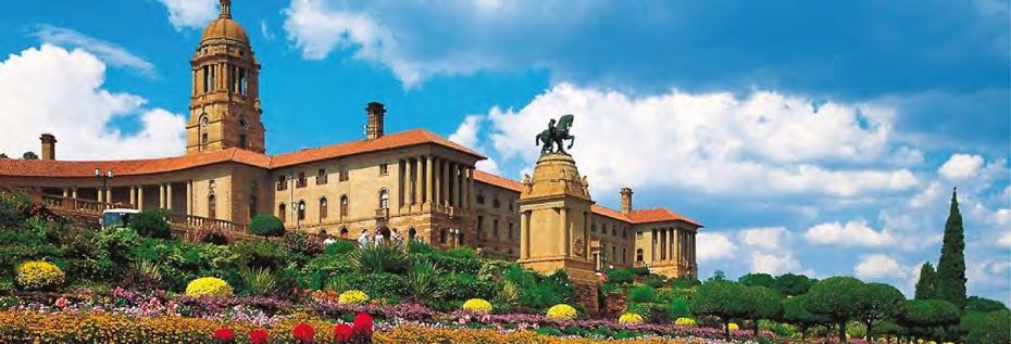 Pretoria City Tour & Union Buildings Pretoria, Capital of the ZAR, the Union of South Africa, the Republic of South Africa and the new South Africa.