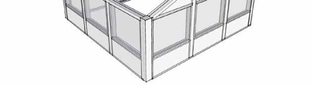 WINDOW UNIT OR SOLID PANEL NOTE: OPPOSITE WALL IS TYPICAL H110 OPTIONAL WINDOW UNIT OR SOLID PANEL CAN EXTEND TO FULL SPAN.