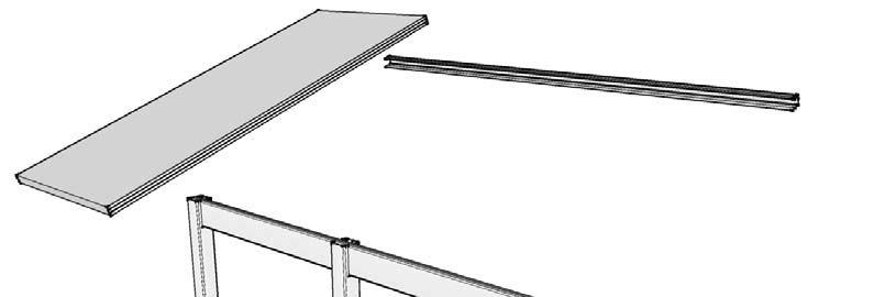 ROOF PANEL (VARIES) Step 5: Roof Panel