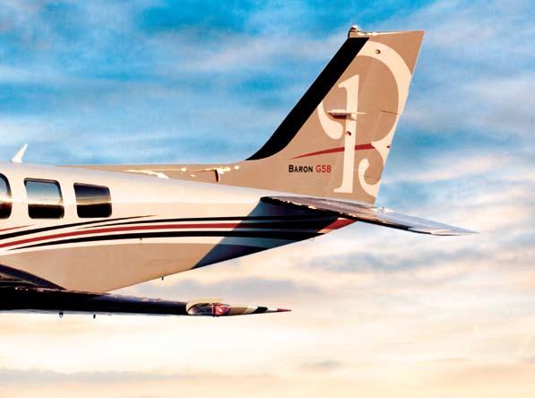 baron g58 has the muscle to handle it. Beechcraft Baron 50th Anniversary shown.