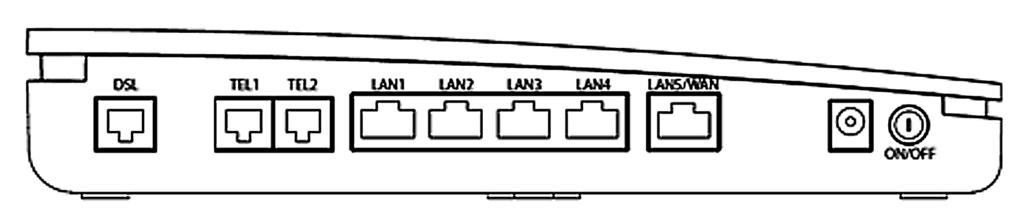 1.3. PRIKLJUČKI Na sliki 1-2 je prikazana zadnja stran komunikacijskega prehoda Innbox V60-U.