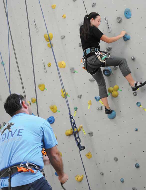 ADVENTURE: CLIMBING HALL Climbing is considered to be one of the most innovative physical activities available.