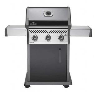 660TSI Rogue Gas Grill #2754 Total Surface: 660 square inches Primary Cooking Surface: 525 square inches Power: 48,000 BTU s Assembly time: 45 minutes Specifications: Boxed: 39 W x 30 D x 24 H