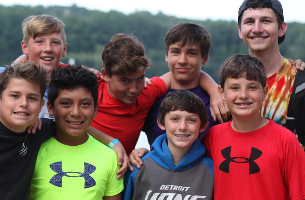 Young Teen Camp begins with an all-family barbecue on the opening day at 5 PM and ends at 7 PM on the closing day.