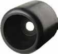 402V Spool Type Rollers rollers are made of solid, high grade black rubber to handle the added weight and impact of heavier boats.