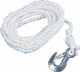 WRPP-3820W 32099THF $9.99 Twisted Poly Winch Rope 20' of 3/8" Twisted polypropylene rope w/heavy duty snap hook. G400BLK-00 25182 $11.