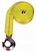 (4,000 lb) 25' Winch Strap 2" web nylon webbing with a heavy duty snap hook. Comes with sewn in loop on the end.