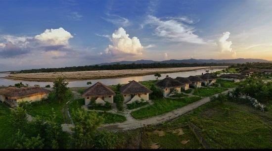 Royal Chitwan National Park Nepal's first and most famous national park is situated in the Chitwan Doon or the lowlands of the Inner Terai. Covering an area of 932 sq km.