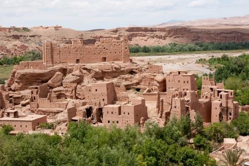 Ouarzazate was a city originally built as a French garrison in the 1920s.