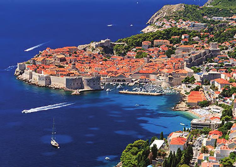 Day 6, Wednesday June 28 (Plitvice Lakes to Dubrovnik) Today we enjoy magnificent views of the sparkling blue waters of the Adriatic Sea, as we travel south through the heart of Croatia.