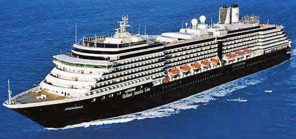 Holland America s MS Zuiderdam, our home for a ten night Atlantic Canada cruise ADDITIONAL INFORMATION Guarantee Inc is a registered tour operator in the Province of British Columbia, registration