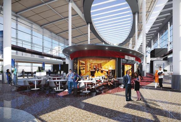 International Terminal Redevelopment Project (ITRP) Terminal D, which serves international flights, is at capacity during peak hours and exceeds capacity four to five weeks of the year.