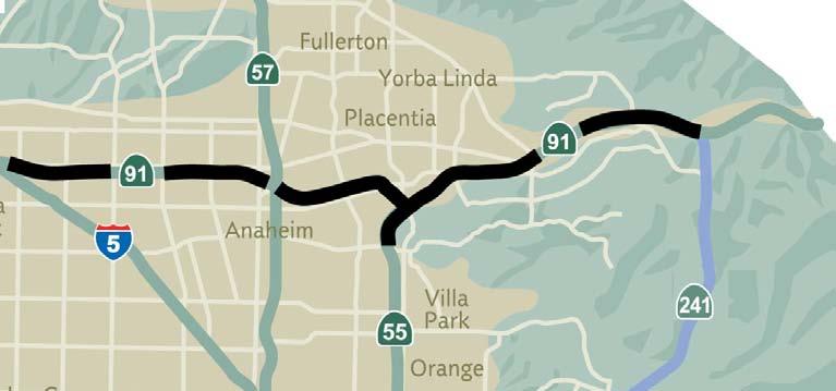 State Route 91 (SR-91) Overview Five projects planned on the SR-91 corridor Cost: from $46 to $425