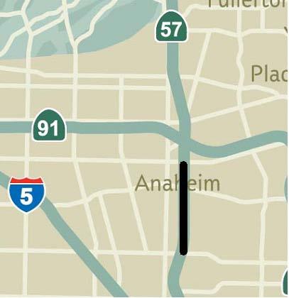 SR-57, Katella Avenue to Lincoln Avenue Cost: $50 million Status: