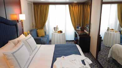 Maria ad Riviera ++ Available oboard Maria ad Riviera; Iteret usage rates apply +++ Iteret usage rates apply; limited availability ++++ Certai limitatios apply Stateroom Ameities Prestige Traquility