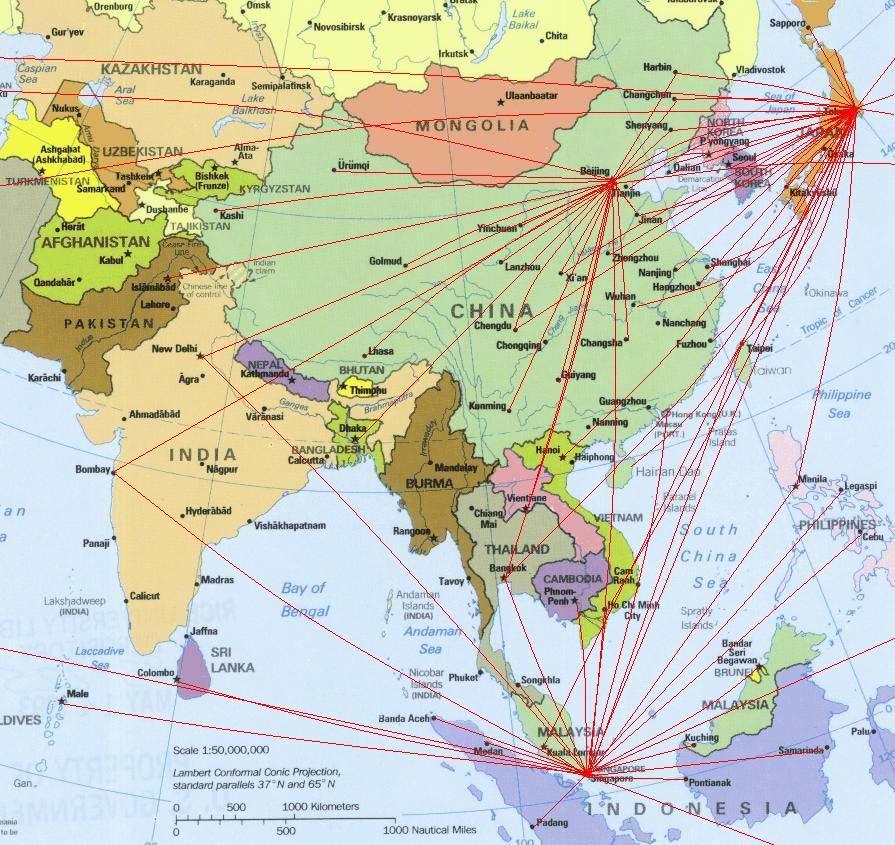Long run: Asian Carriers need to multiple hub