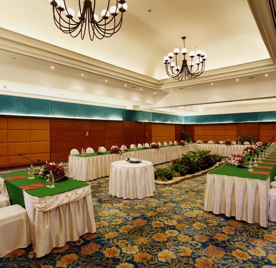 A MEMORABLE EVENT The resort is one of the prime conference and meeting venues on the island, with