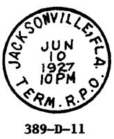 & JACK. S.D. R.P.O., 30, black, 1944, T.N., I Northern Division - Washington, D.C. - Florence, S.C. - 410 miles Southern Division - Florence, S.C. Jacksonville, Fl. - 364 miles Jacksonville, Fl.