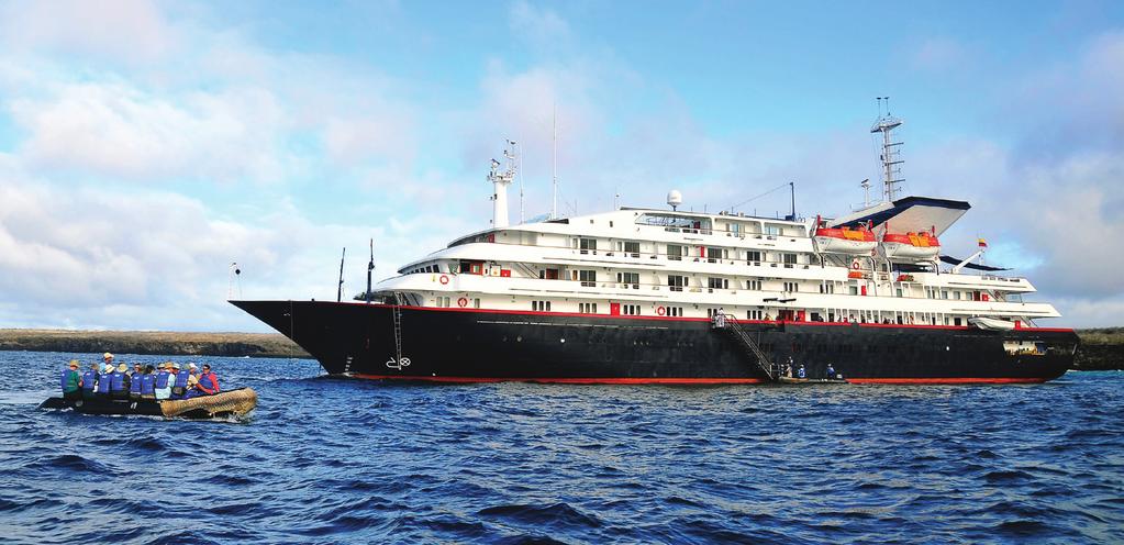 SILVER GALAPAGOS LUXURY ARRIVES IN THE GALÁPAGOS The newest addition to Silversea s fleet of ultra-luxury ships, the 100-guest Silver Galapagos offers the intimate conviviality and elegant