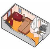 Ocean View Stateroom (145 square feet) Rooms 315, 317-421. Features convertible double or single starting from: 3,489.00 CAD * per person Click on floor plan to view larger.