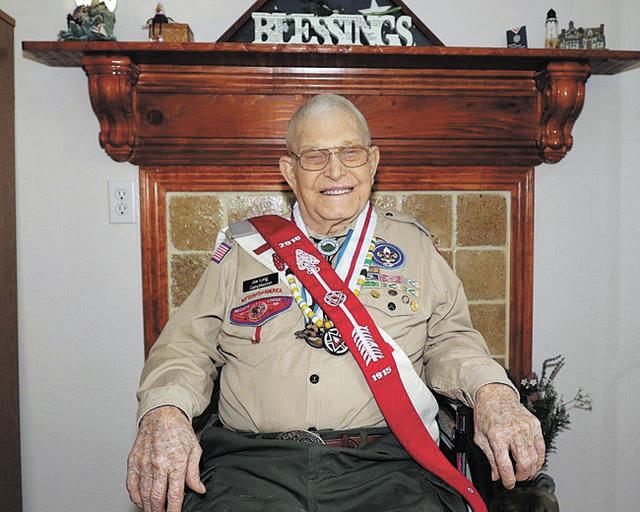 He became a Scoutmaster in 1945, and had continued his service to Boy Scouts programs ever since.