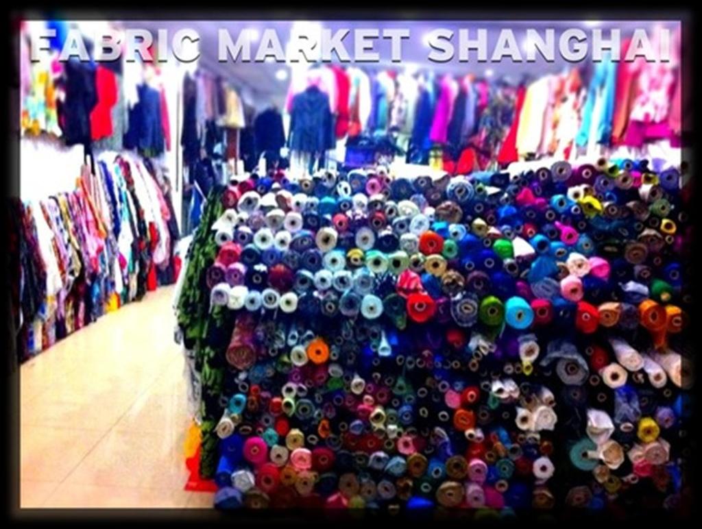 Fabric Market Shanghai s Fabric Market features hundreds of stalls spread among four buildings,