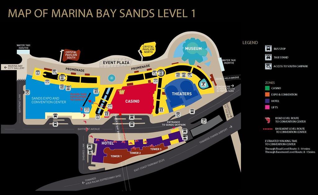 Venue Information Address The Sands Expo and Convention Centre 10 Bayfront Avenue,