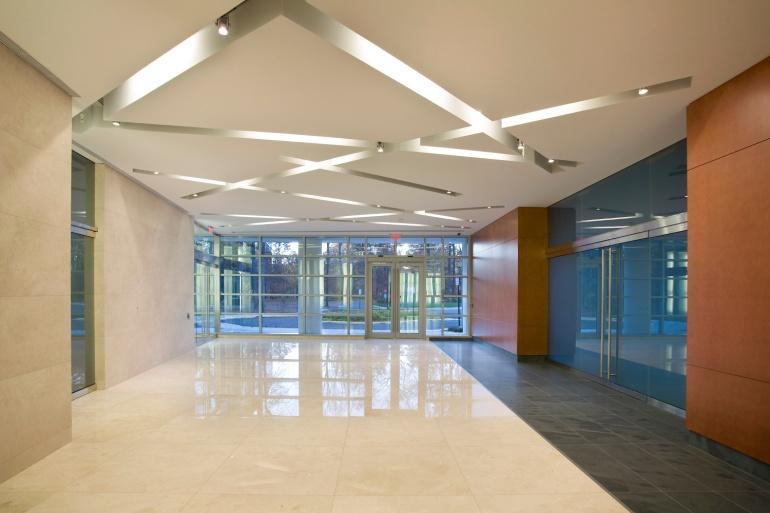 4/1,000 SF Pre-cast and architectural glass; designed to meet government security occupancy standards