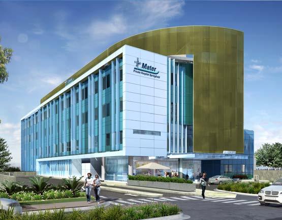 Mater Private Hospital Springfield artist impression MATER PRIVATE HOSPITAL SPRINGFIELD Mater Health Services is meeting the growing healthcare needs of the Greater Springfield community with the new