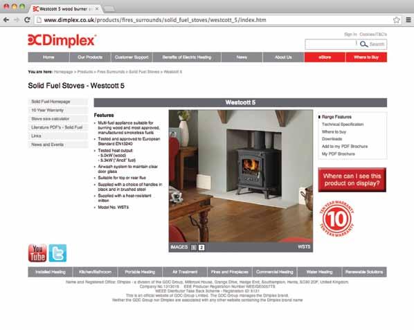 uk/ stoves and from the product page of your chosen model, click on the Where can I see this product on display? button.