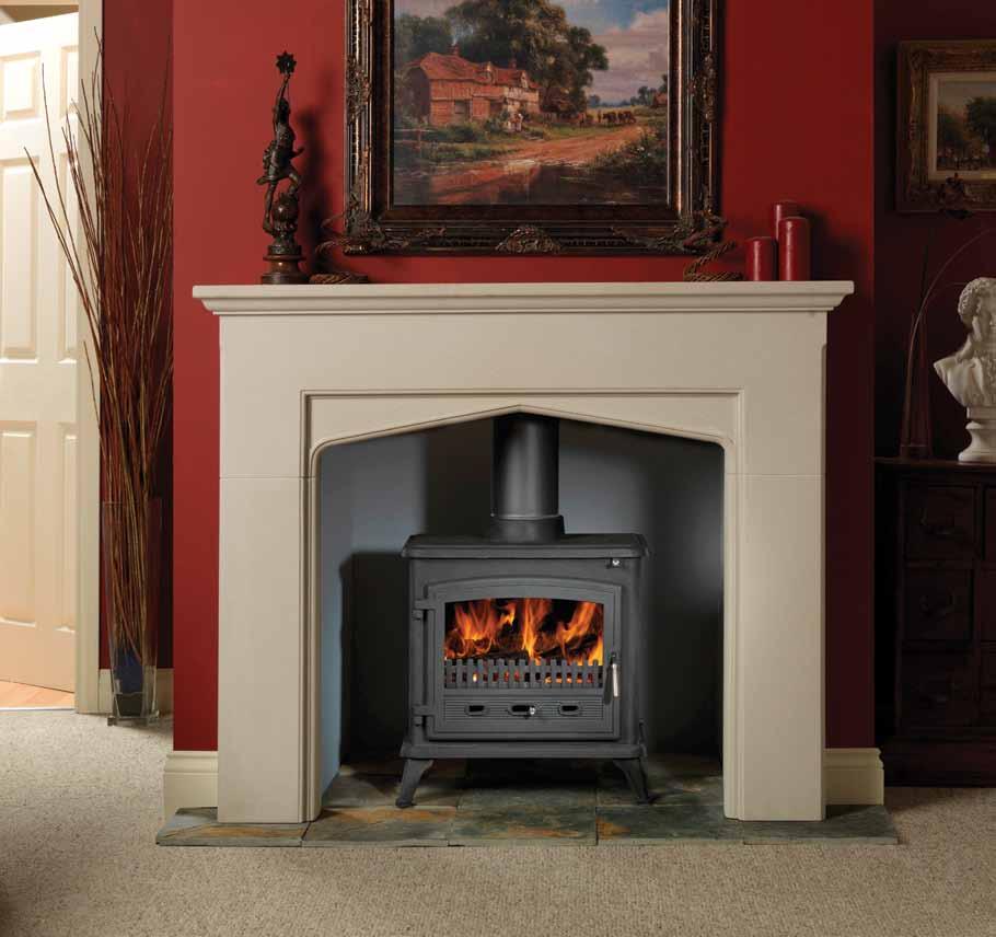 Westcott 8 Multi-fuel appliance suitable for burning wood and most approved, manufactured smokeless fuels Tested and approved to European Standard EN13240 Tested Heat output: 8.0kW (wood) 8.