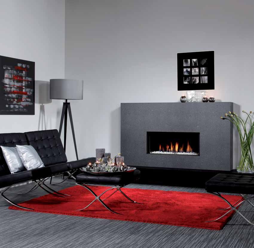 Relaxed Premium M Wide modern built-in gas