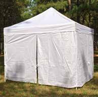 Our tents are made with aluminum or steel frames for strength. The tent s legs and frames are not susceptible to rust and are built for rugged use.