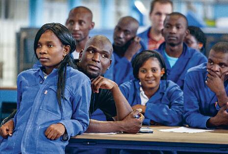 2 VOCATIONAL TRAINING IN SOUTH AFRICA At its plant near Pretoria, Bilfinger Power Systems manufactures components for coal-fired power plants.