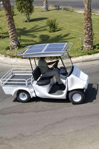 Renewable Energy RADISSON SAS EL QUESIR Solar-powered cart for