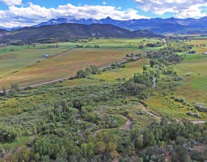 The Mangold River Ranch contains 40± acres and is comprised of a beautifully wooded, south-facing hillside, which has numerous possible home sites with wall-to-wall views of the San Juan and Cimarron