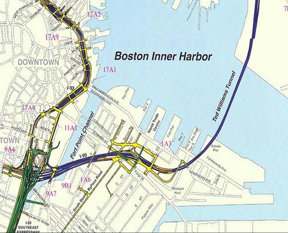 Intervention #1: The Big Dig LOGAN AIRPORT Map:
