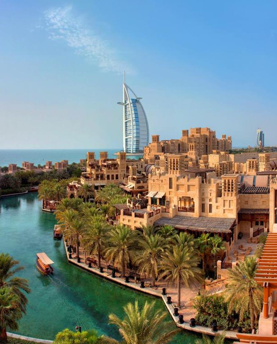Burj Al Arab is a luxury hotel located in Dubai, United Arab Emirates.
