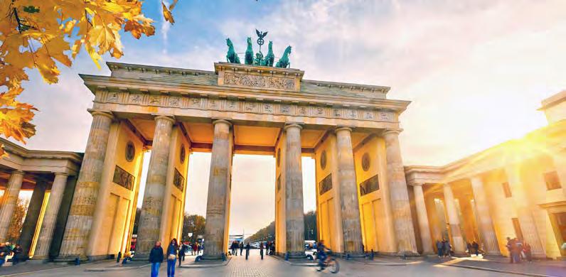 The Brandenburg Gate, the Jewish Memorial and the modernistic Potsdamer Platz are also on the itinerary. You ll finish the day shopping at one of Germany s largest department stores. Rostock St.
