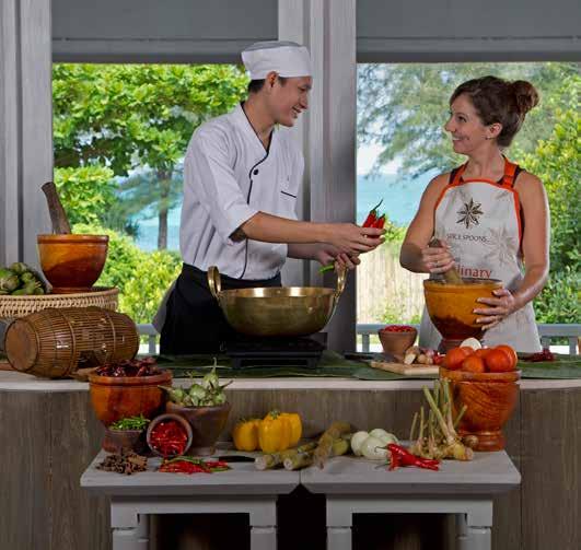 SPICE SPOONS ANANTARA COOKING SCHOOL Immerse yourself in local culinary culture with a richly interactive experience.