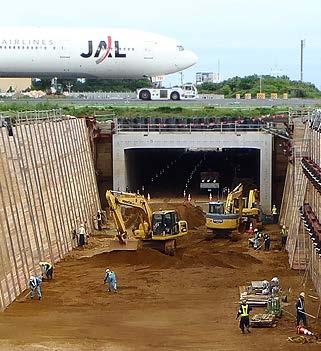 Cutting-Edge Technology in Airport Construction As an example, the D Runway at Tokyo International Airport, which opened