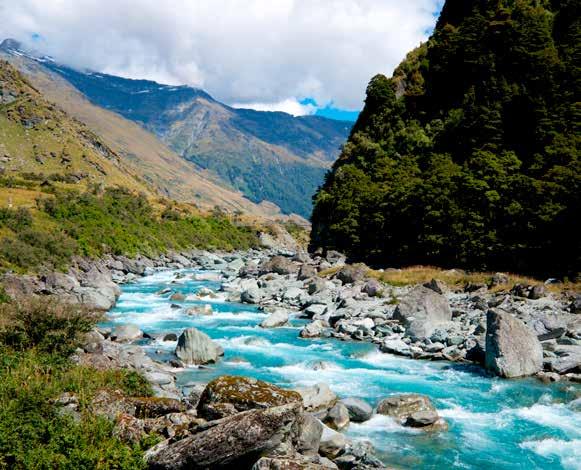 From Christchurch we travel directly to Aoraki National Park for walks and an informative boat tour on the terminal lake of Tasman Glacier.