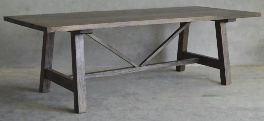 VP106-17 Chambers Dining Table Dims: 96 W x 40 D x 30 H