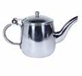20 oz Stainless Steel Teapot 803215 16 oz Brown Ceramic Teapot