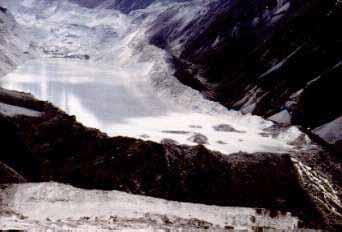 Tsho Rolpa Glacier Lake Water Volume and Areas -Water Volume estimated 80 million cubic meters.