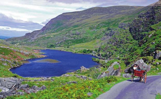 One Day Tour DH05GD The Gap of Dunloe - Killarney's Lakes, Islands and Mountain Passes Check in Dublin Heuston Station for 07.00hrs depart of InterCity train to Killarney.