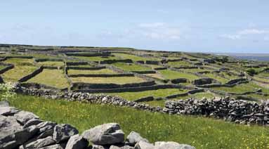 On a clear day one can see the Aran Islands and Galway Bay, as well as the Twelve Pins and the Maumturk mountains in Connemara, Loop Head to the south and the