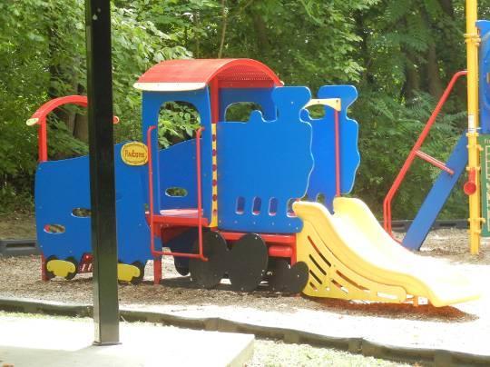 83 railroad heritage will be a draw for tourism. It stands to reason that the city includes trains in playgrounds to appeal to children who often are interested in train engines and the railroad.