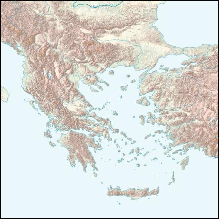 Geography of the Greek Homeland Mountains and Valleys Greece is part of the Balkan peninsula, which extends southward into the eastern Mediterranean Sea.