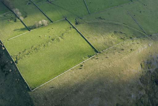 An Analytical Earthwork Survey of the Hillfort at Fin Cop, Derbyshire Aerial photograph of the scarp edge Hillfort at Fin Cop